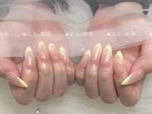 エムプラスネイル 新宿(M+Nail)/長さ出し★フレンチ