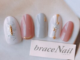 ゴールドパーツ×シンプルカラー