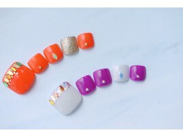 リーフフレンチネイル