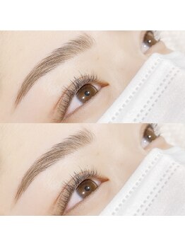 ネオリーブ エクラ 上野御徒町店(Neolive eclat)/ハリウッドブロウで毛流れ◎