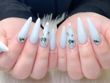 エムネイル(M-Nail)/★ブルー×キラキララメネイル★