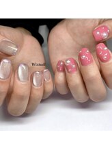 ウィズネイル(Wiznail)/オーロラフレンチ×パール