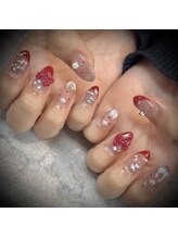 ネイルサロンファストネイルプラス 新宿店(FAST NAIL PLUS)/2026冬ネイル【りぼんネイル】