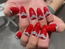 赤ネイル