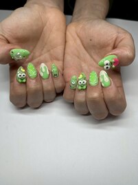 ３Dキャラネイル