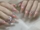 C.C. Nailsalon 上野・御徒町店の写真/シンプルながらも遊び心をプラスした上品華やかな指先に♪お仕事用のオフィスネイルも◎爪先からこなれ感♪