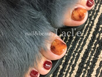 ラクレ 博多店(Lacl'e)/べっ甲フットネイル*