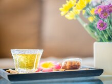ティシャの雰囲気（お茶やコーヒーなどのサービス.....くつろぎのひとときを）