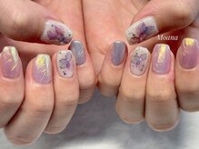 モアナ(Moana)/紫陽花ネイル