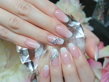 ネイルサロン ゴールド(Nail salon GOLD)の写真/オフィス/家庭でも好感度◎癒されカラーのヌーディーネイルも♪3Dアートも対応してます◎