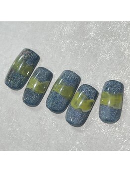 オーク アイラッシュアンドネイル たまプラーザ(OAK)/【MIKI指名デザイン】定額アート