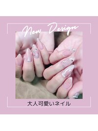 大人可愛いネイル
