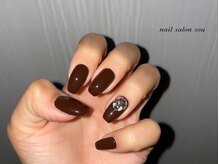 ネイルサロン ソウ 心斎橋店(Nail Salon Sou)/ブラウンネイル