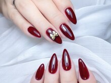 Lien nailsalon【長さだし専門店】パラジェル・フィルイン導入/パラジェルワンカラー｜ボルドー