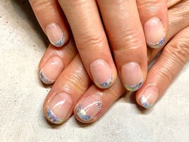 ダイヤモンド×水彩フレンチ