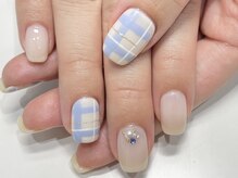 クォーターリゾートネイル(QUARTER RESORT nail)/チェックネイル☆