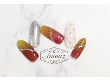 アモウズ(Amouz)/定額【テーマ:秋ネイル】3