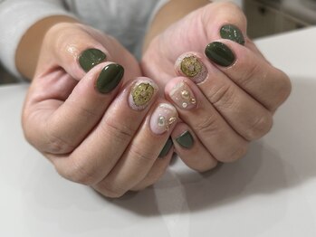 プチナノ(petitnano)/【rina】ニュアンスネイル