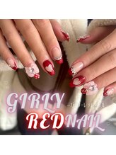 ルチェーレ(Lucere)/ガーリーレッドネイル