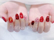ビーネイル 新松戸(BE NAIL)/アート＋ストーンやり放題コース