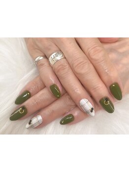 手描きアートが得意なサロン