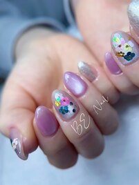 お花ネイルです