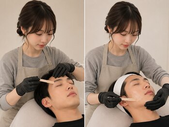 メンズ眉毛サロンNAGI BROW博多駅前店【メンズ眉毛/眉毛脱毛/アイブロウ/眉ワックス】/眉毛ワックス+全顔ワックス
