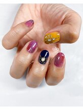 ウロネイルズ(ulo nails)/美女と野獣モチーフネイル