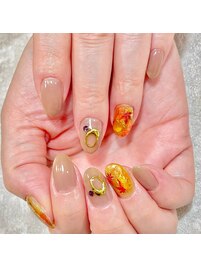 紅葉ネイル/もみじネイル