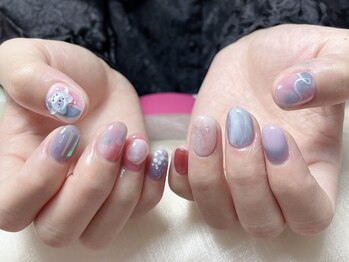 キラメキネイルサロン(Kirameki nail salon)の写真/【持ち込みジェルやり放題*パーツつけ放題*アートし放題★】韓国ネイルやワンホンデザインもお任せ下さい♪