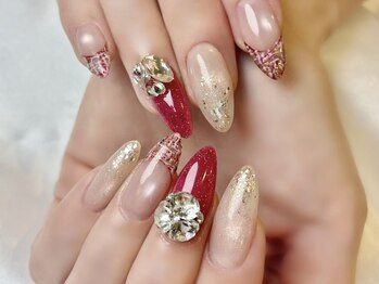 キラネイル アンド アイラッシュ by World Beauty(KIRA)/ツイードネイル