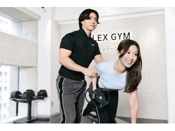フレックスジム 中目黒店(FLEX GYM)の写真/【★初回体験0円/手ぶらOK/一回6,000～】運動初心者大歓迎♪整えてから鍛える中目黒のパーソナルジム。
