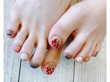 ネイルサロン ティフィン(tiffin)/～手書きflowerネイル～