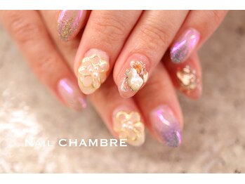 ネイル シャンブル(nail CHAMBRE)/3Dクリアフラワー