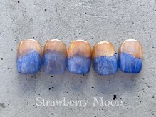 サロンストロベリームーン(Salon Strawberry Moon)/ちぐはぐネイル　8500円