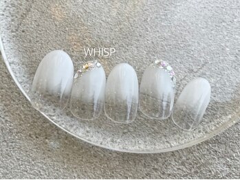 ウィスプ(WHISP)/白グラデーションクリアベース夏