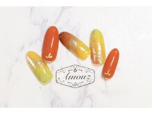アモウズ(Amouz)/定額【テーマ:秋ネイル】4