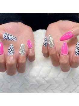 ソワ(sowa)/ゼブラネイル