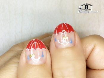 ネイルエイト 新百合ヶ丘(nail8)/6月/梅雨ネイルデザイン