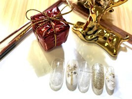 お上品なツリーのミラーアレンジ