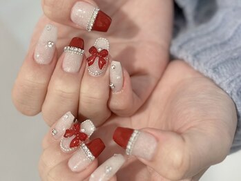 ルネネイル(Lune nail)/クリスマスネイル