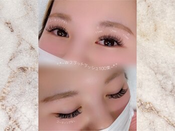 - eyelash salon - Lamour【ラムール】/＊Wフラットラッシュ100束＊
