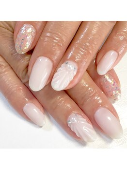 テラックス/貝殻ネイル