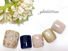 ネイルグラマラス 西新井店/《フットネイル》アニマル柄