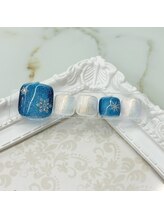 キャンアイドレッシー 茨木店(Can I Dressy)/雪の結晶ネイル