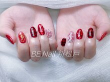 ビーネイル 新松戸(BE NAIL)/アート＋ストーンやり放題コース