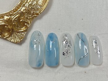 プロモート 岡山城下店(Promote)/大理石ネイル