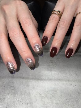 エマ(emma)/5本ニュアンス/ボルドーカラー