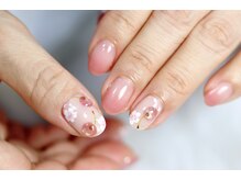 ネイルルージュ(Nail Rouge)/桜とさくらんぼネイル