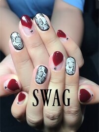 手書きフラワー